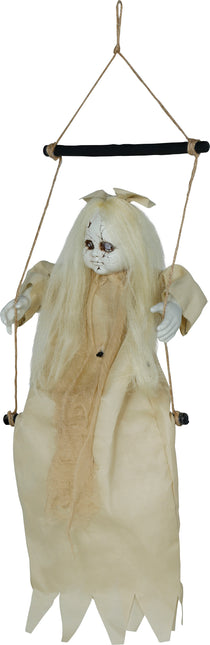Halloween Puppe mit Licht und Sound 75cm