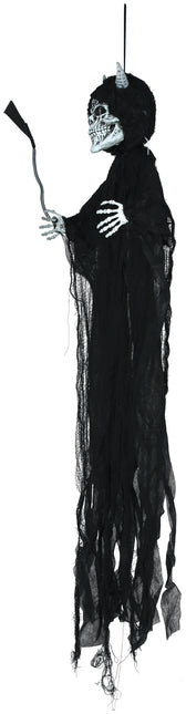 Halloween Puppe Teufel Skelett mit Licht und Sound 1,3m