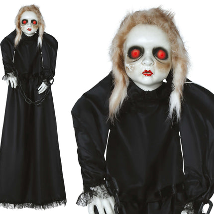Halloween-Puppe mit Licht, Geräuschen und Bewegung 1,50 m
