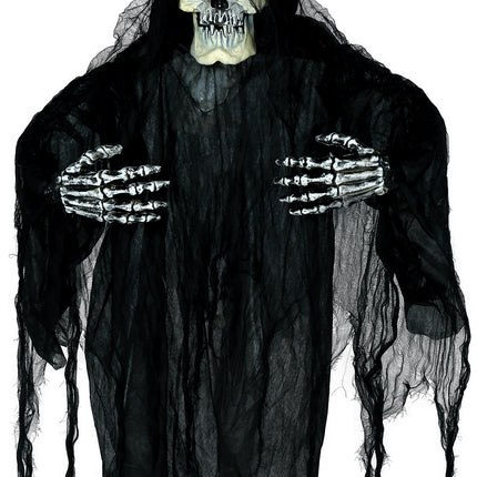 Halloween Puppe Skelett mit Licht, Sound und Bewegung 1,20m