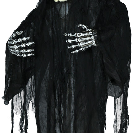 Halloween Puppe Skelett mit Licht, Sound und Bewegung 1,20m