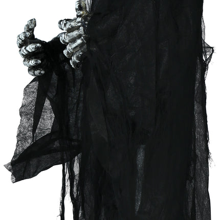 Halloween Puppe Skelett mit Licht, Sound und Bewegung 1,20m