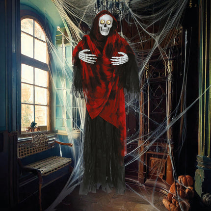 Halloween Puppe Skelett mit Licht und beweglichen Augen 1,7m