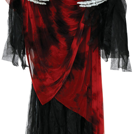 Halloween Puppe Skelett mit Licht und beweglichen Augen 1,7m