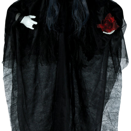Halloween Puppe mit Licht und Sound 90cm