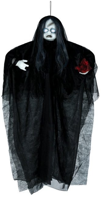 Halloween Puppe mit Licht und Sound 90cm