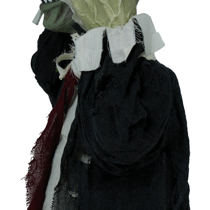 Halloween Puppe Zombie mit Licht, Sound und Bewegung 55cm