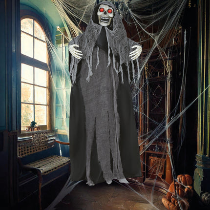 Halloween Puppe Skelett mit Licht, Sound und Bewegung 1,7m