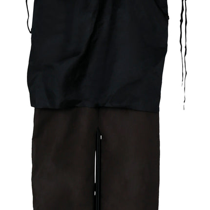 Halloween Puppe Skelett mit Licht, Ton und Bewegung Schwarz 1,8m