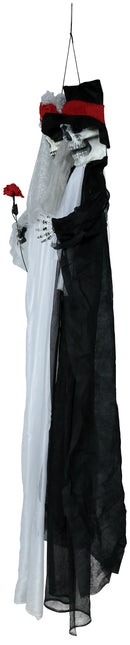 Halloween Puppe Brautpaar mit Licht und Ton 1,85m