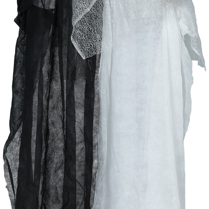 Halloween Puppe Brautpaar mit Licht und Ton 1,85m
