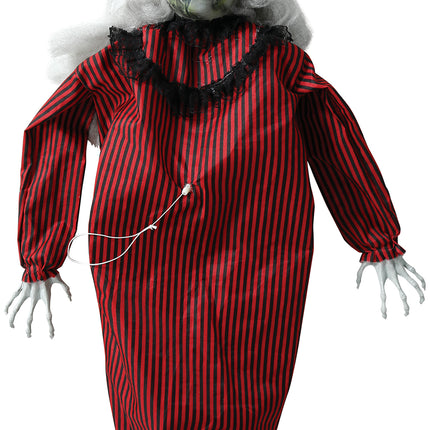 Hängende Halloween-Dekoration mit Licht, Ton und Bewegung 70cm