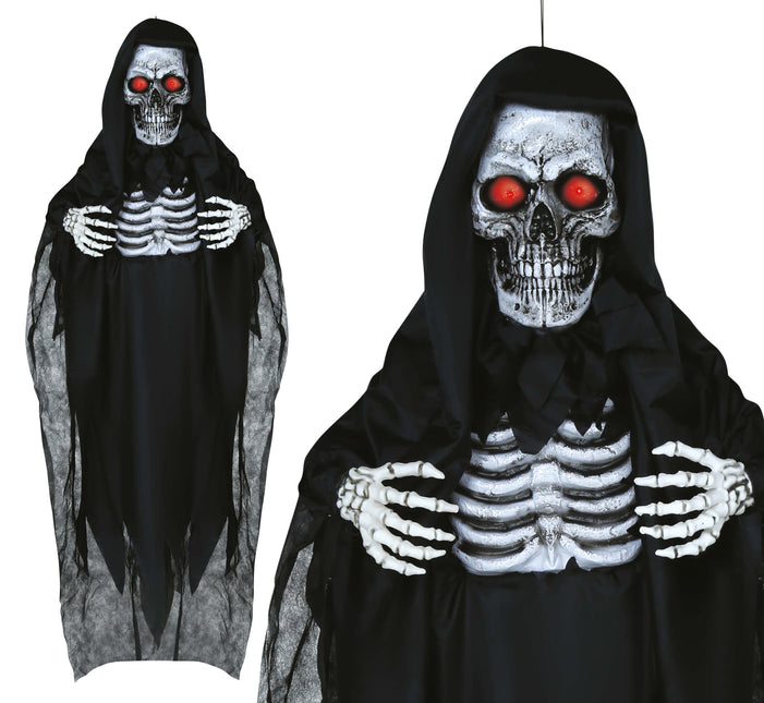 Halloween Puppe Skelett mit Licht und Sound 1,8m
