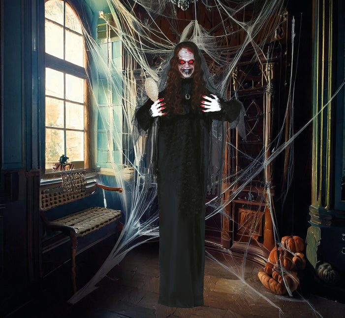 Vampirpuppe mit Licht, Ton und Bewegung 1,7 m