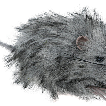 Graue Fake-Maus 11cm
