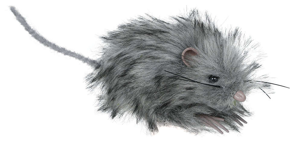 Graue Fake-Maus 11cm