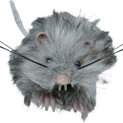Graue Fake-Maus 11cm