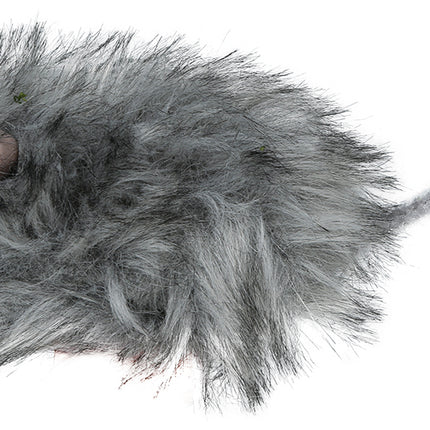 Graue Fake-Maus 11cm