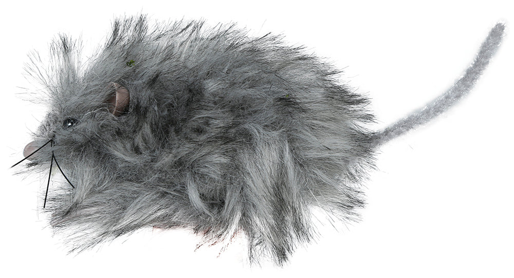 Graue Fake-Maus 11cm