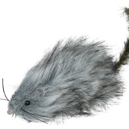 Graue künstliche Ratte 16cm