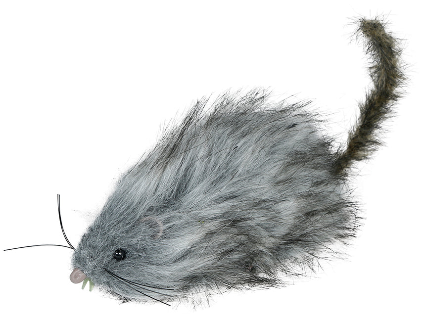 Graue künstliche Ratte 16cm
