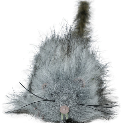 Graue künstliche Ratte 16cm