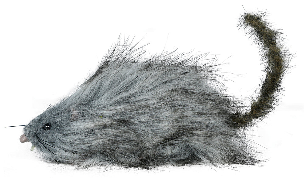 Graue künstliche Ratte 16cm