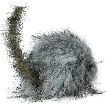 Graue künstliche Ratte 16cm