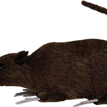 Braune künstliche Ratte 15cm