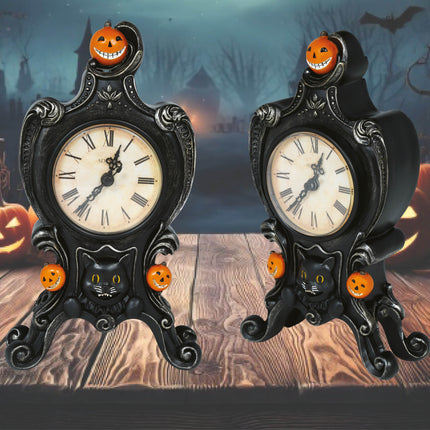 Halloween Uhr antik 24cm