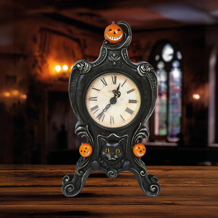Halloween Uhr antik 24cm