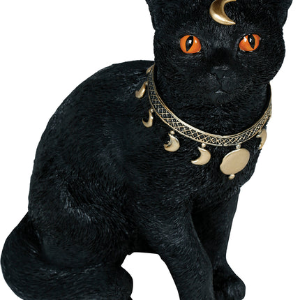 Schwarze Fake Katze 28cm