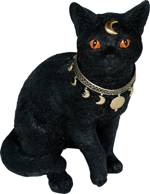 Schwarze Fake Katze 28cm