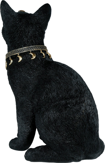 Schwarze Fake Katze 28cm