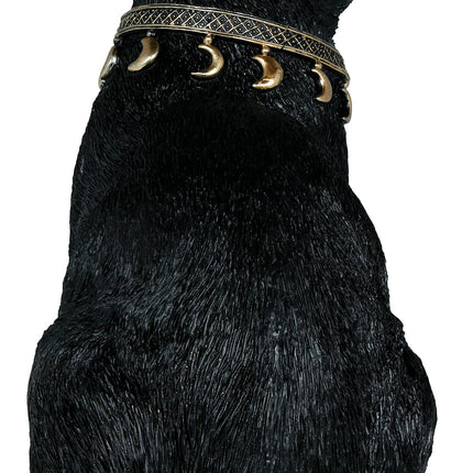 Schwarze Fake Katze 28cm