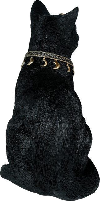 Schwarze Fake Katze 28cm