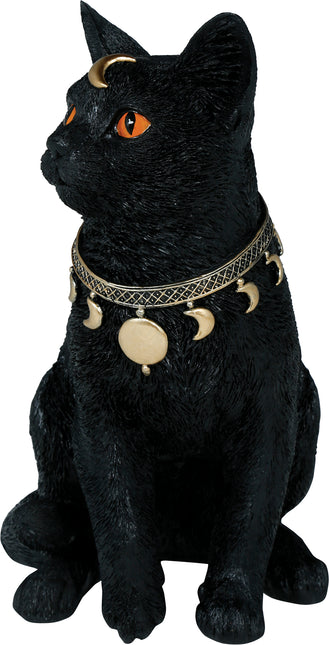 Schwarze Fake Katze 28cm