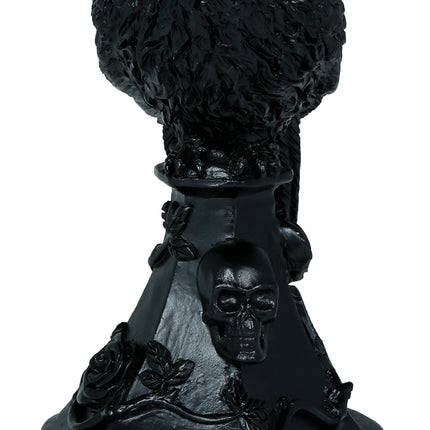 Krähe Kerzenhalter 16cm