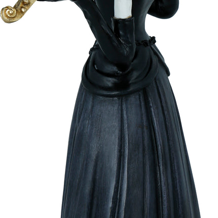 Halloween Skelett Frau mit Geige 26cm