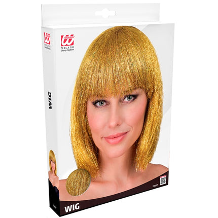 Goldene Perücke Blits