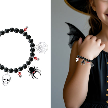 Halloween Armband Schwarz