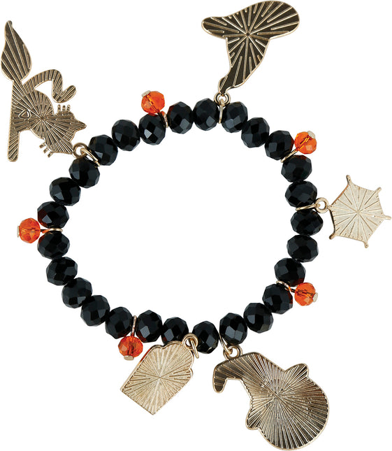 Halloween Armband Schwarz