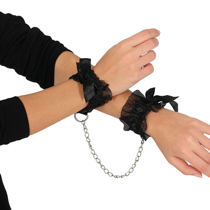 Lace Handschellen Schwarz
