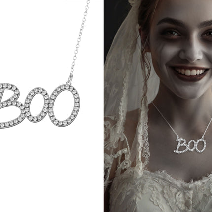 Halloween Halskette Boo 5,5cm