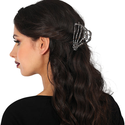 Halloween Haarspange Skelett 8,5cm
