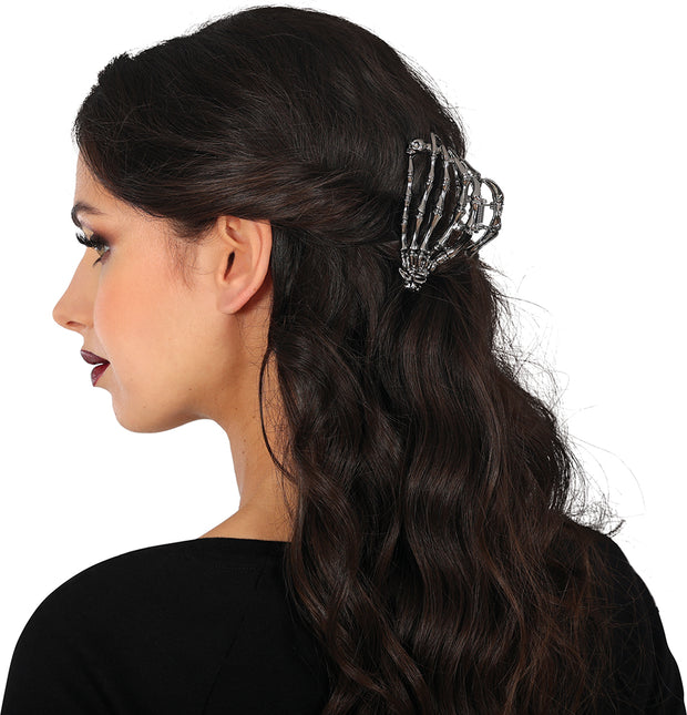 Halloween Haarspange Skelett 8,5cm