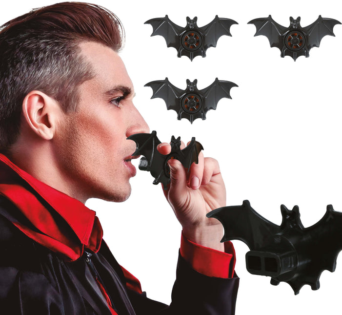 Schwarze Fake Fledermaus 9cm 3Stück