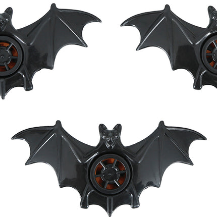 Schwarze Fake Fledermaus 9cm 3Stück