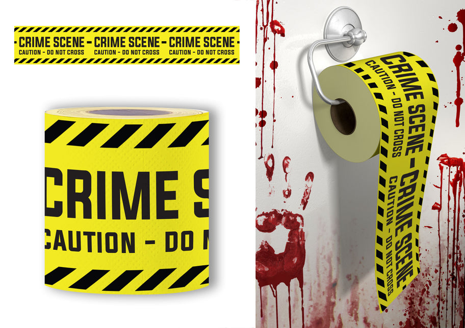 Halloween Toilettenpapier Crime Scene 2pcs