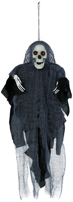 Halloween Puppe Skelett mit Tunika 40cm